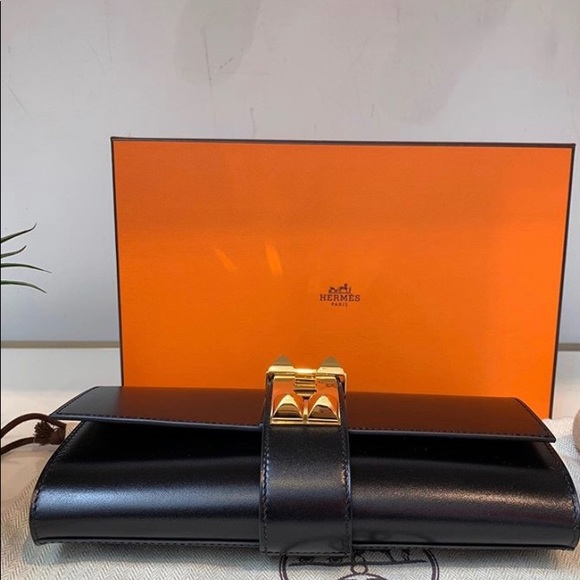 Hermes Medor 23 Clutch - Black - Picture 2 of 5